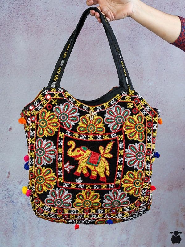 Bolso boho Elep Negro