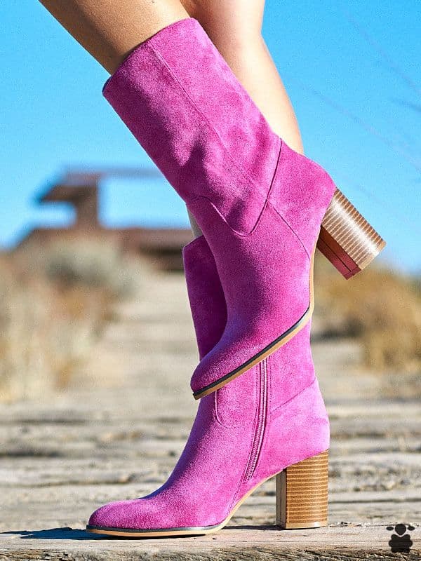 Botas camperas Leganés fucsia