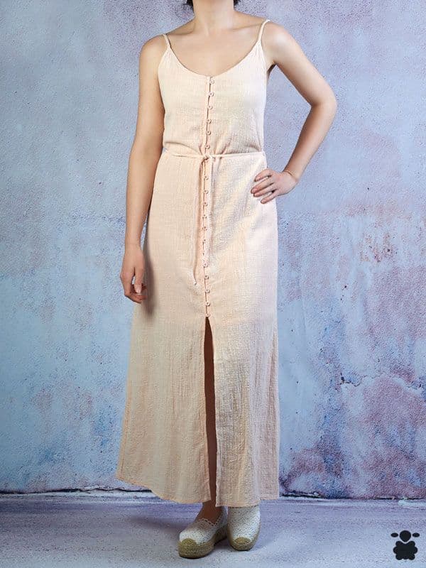 Vestido largo rosa Bohemianer