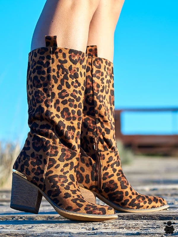 Botas camperas Silva leopardo