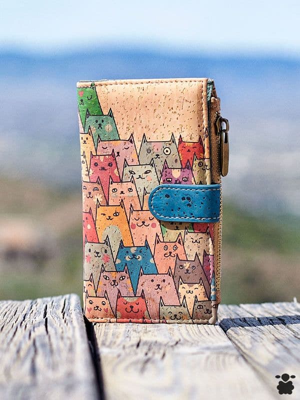 Cartera gatitos 100% orgánica