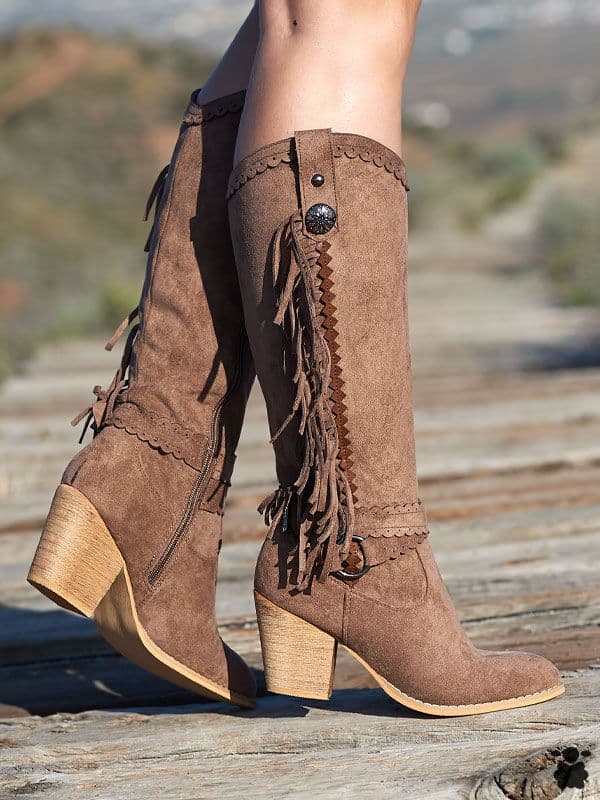 Botas boho Altes taupe