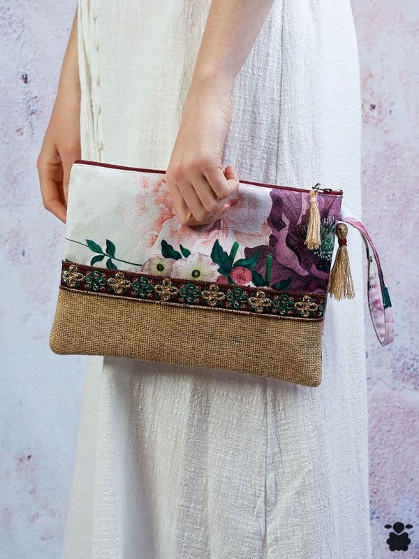 Bolso bohemio yute