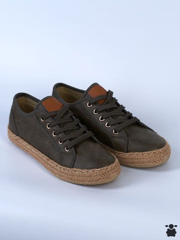 Deportivas boho verde Paradis