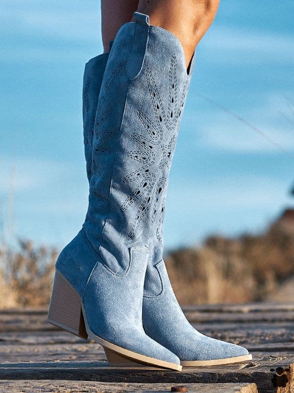 Botas cowboy Huércal azul