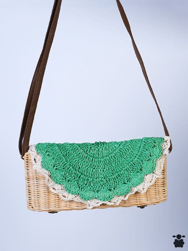 Bolso boho Grecia verde