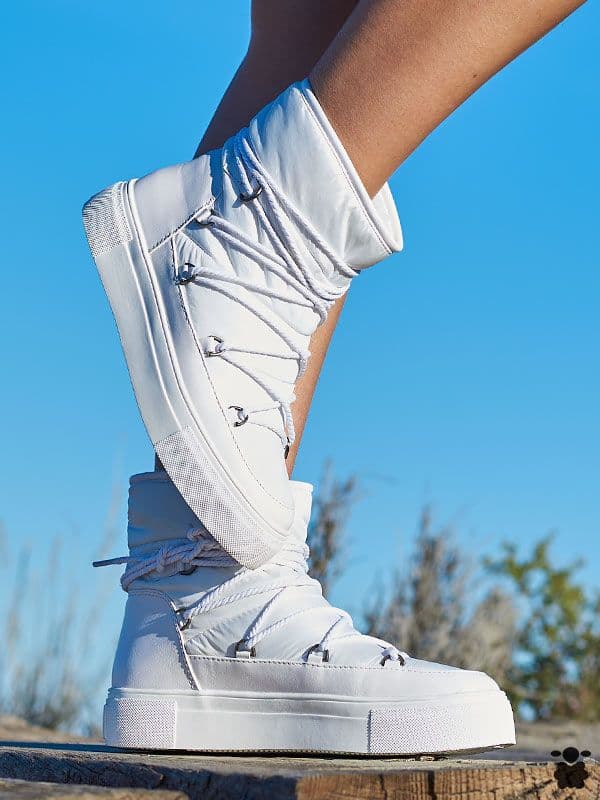 Botas boho Ansu blanco