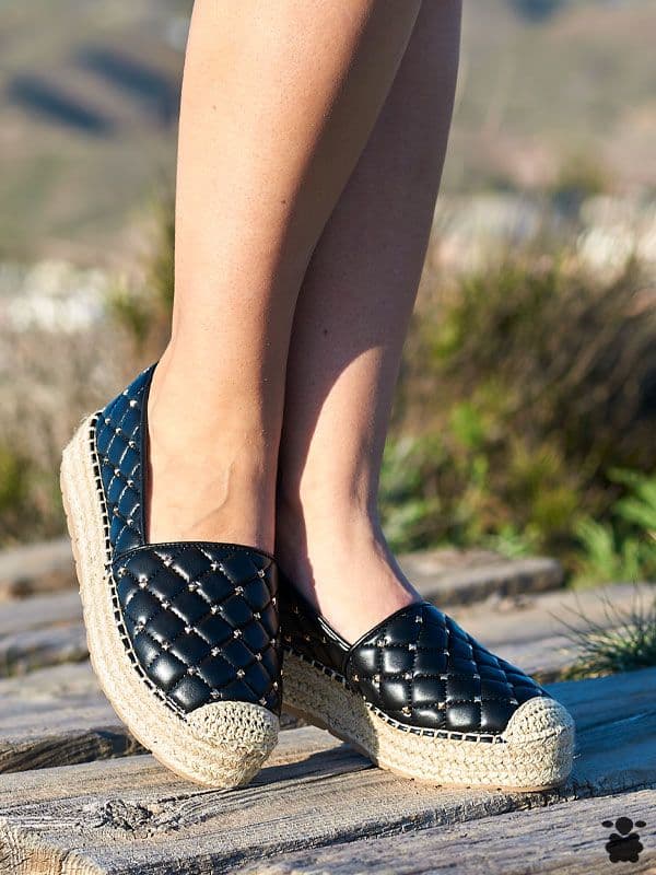 Alpargatas Boho Elise negro