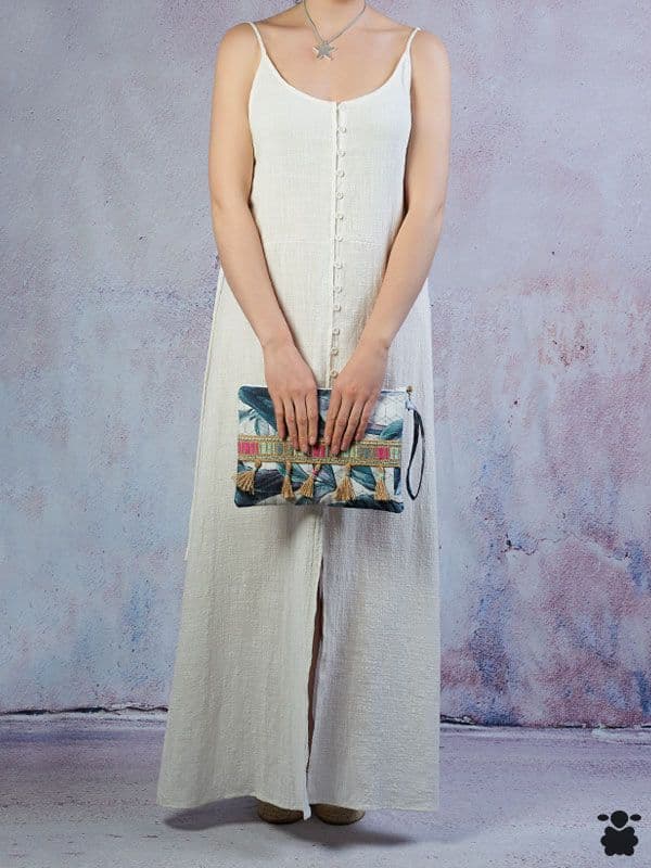 Vestido largo blanco Bohemianer