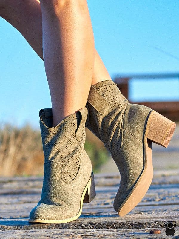 Botines boho Abrams verde