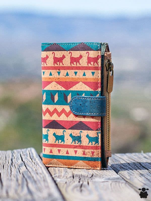 Cartera boho de gatos