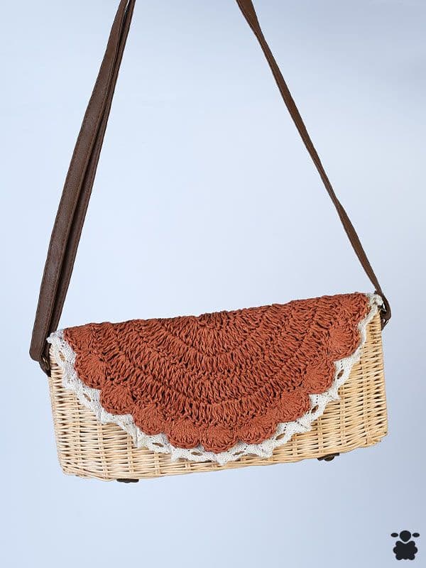Bolso boho Grecia teja