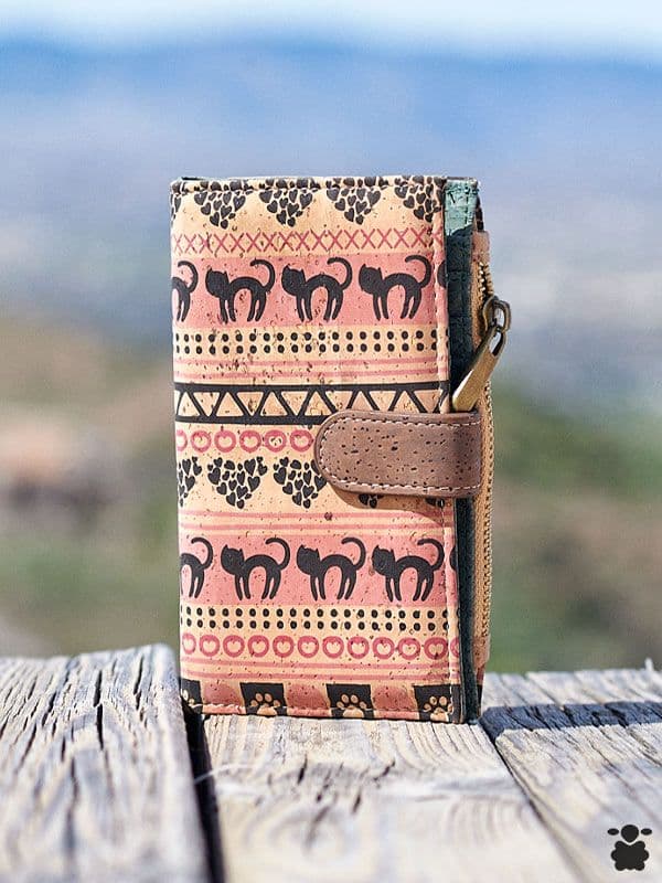 Cartera boho de gatitos