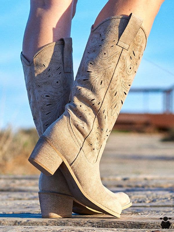 Botas boho Sam beige