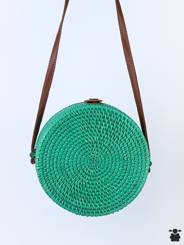 Bolso boho mallorca verde
