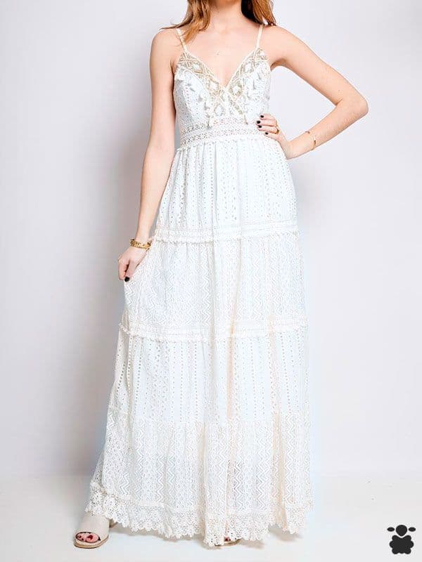 Vestido boho Sasha blanco
