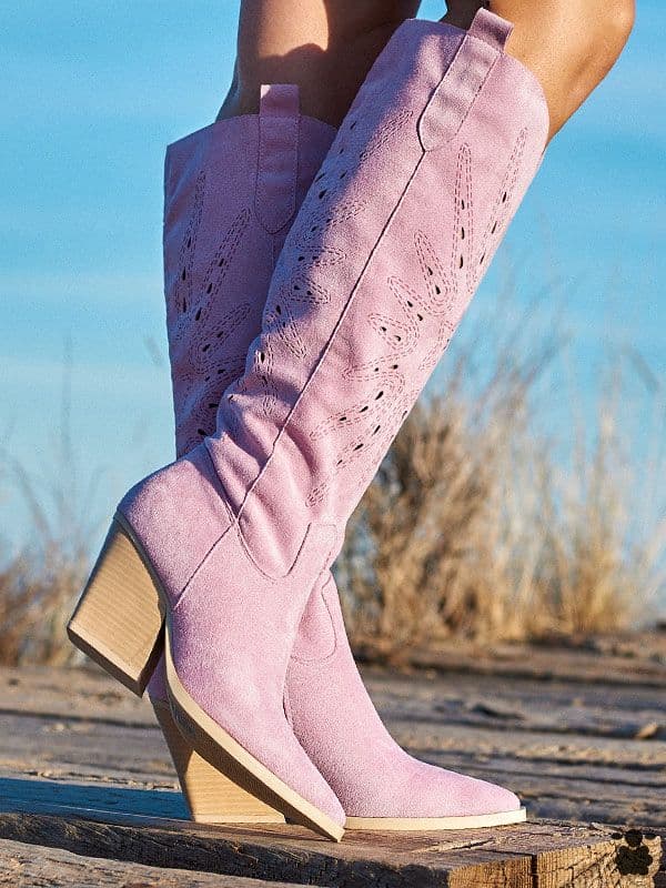 Botas cowboy Huércal rosa