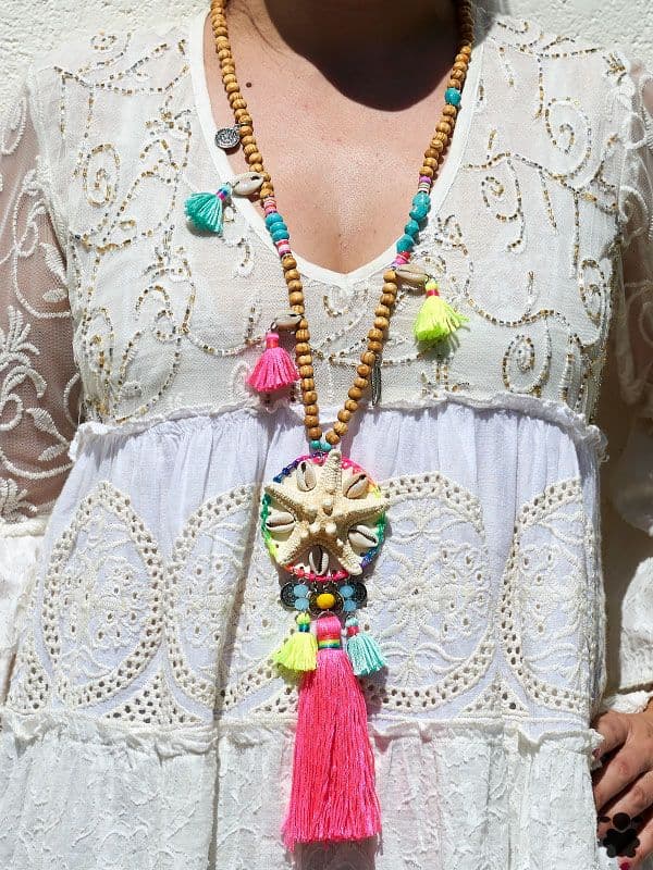 Colgante boho Estrella de mar