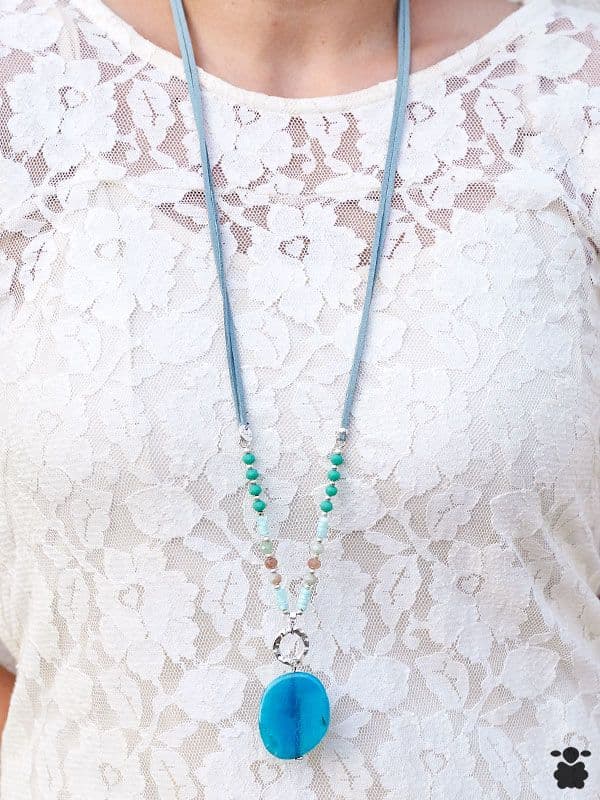 Colgante bohemio Cielo azul