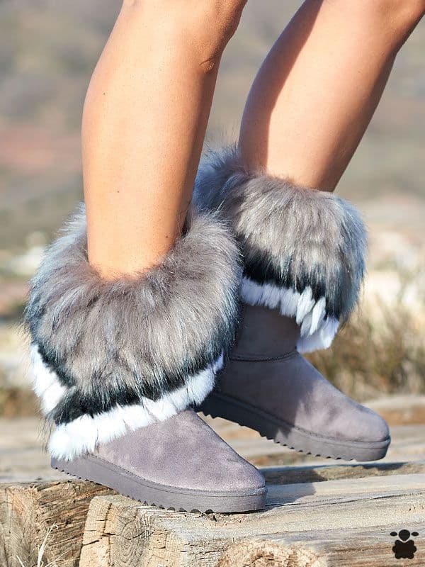 Botas boho Bilbao gris