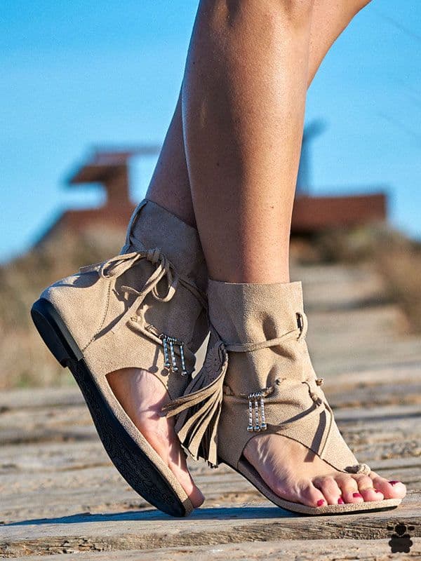Sandalias boho Pacifista beige