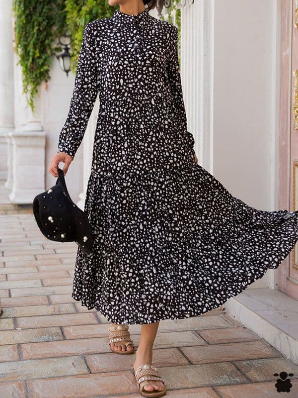 Vestido boho Trento negro