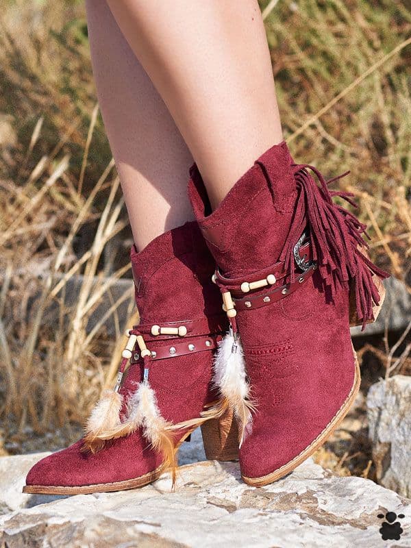 Botines camperos boho colom