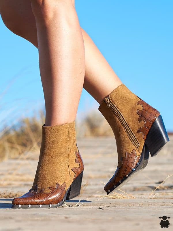 Botines boho camel Anna