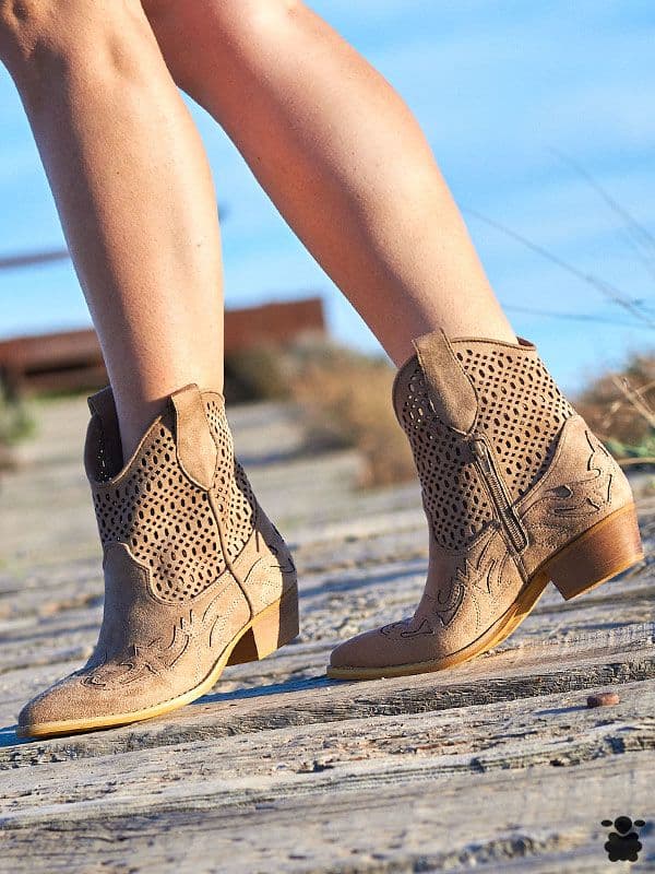 Botines cowboy Layton camel