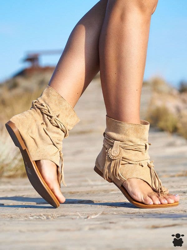 Sandalias Boho Nunu beige