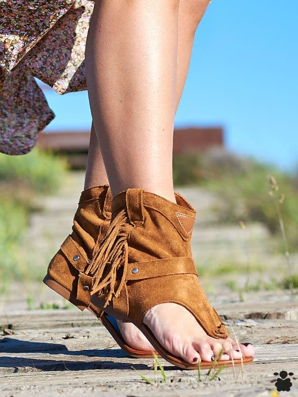 Sandalias boho Gypsy camel