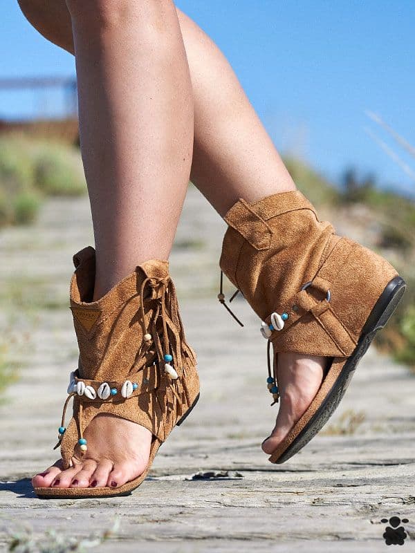 Sandalias Boho camel Valhalla