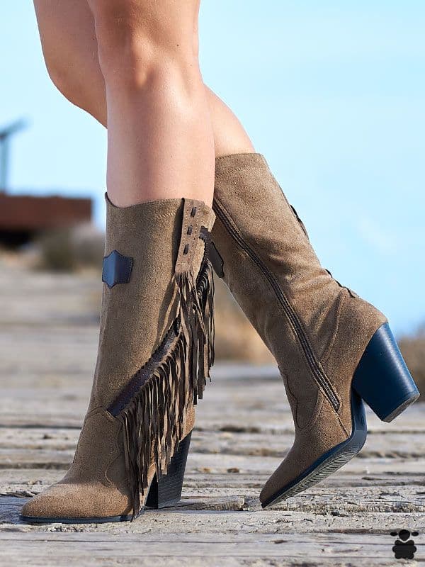 Botas boho Alabama Khaki
