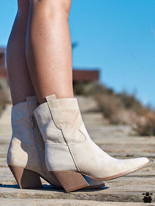 Botines cowboy Cowgirl beige