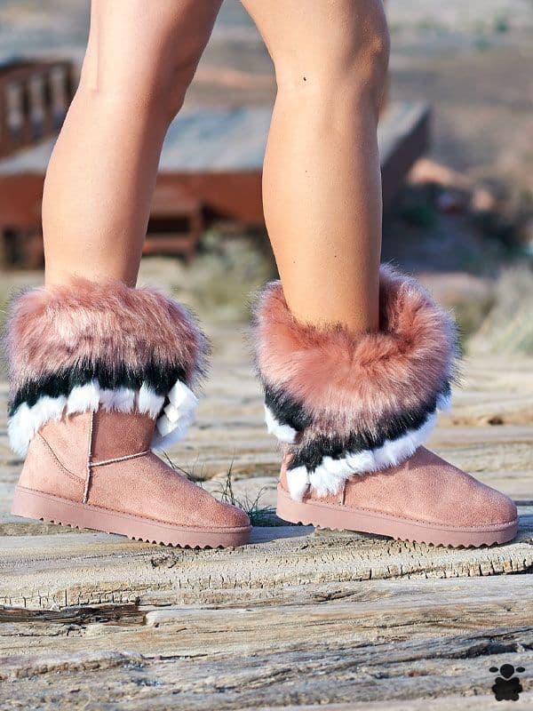 Botas boho Bilbao rosa