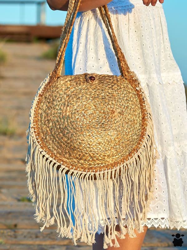 Bolso boho Shampa dorado