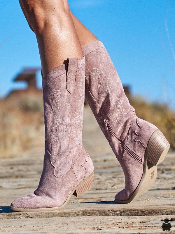 Botas cowboy Hadid rosa