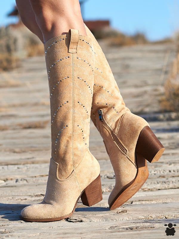 Botas camperas California beige