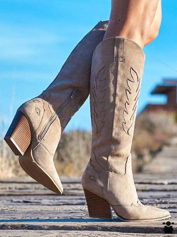 Botas cowboy Teruel kaki