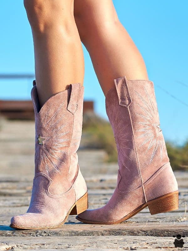 Botas camperas Creixement rosa