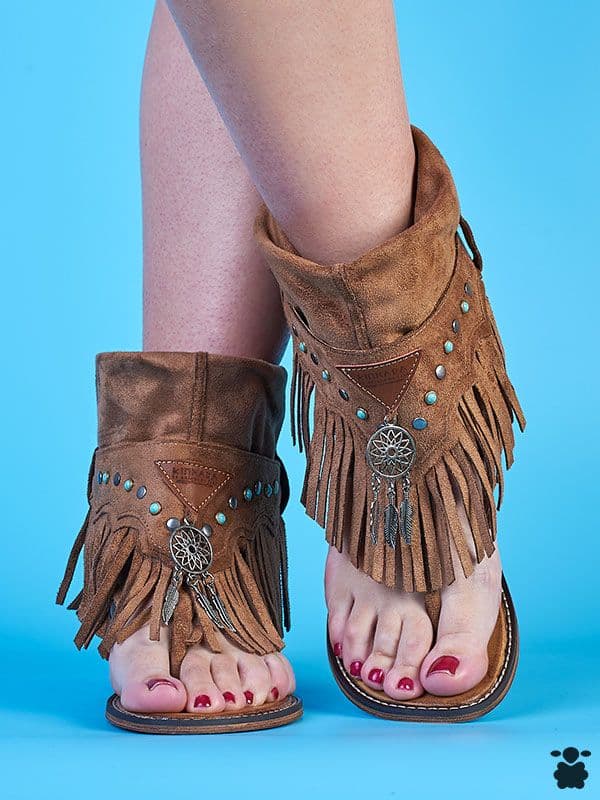 Sandalias Boho Camel Saviesa