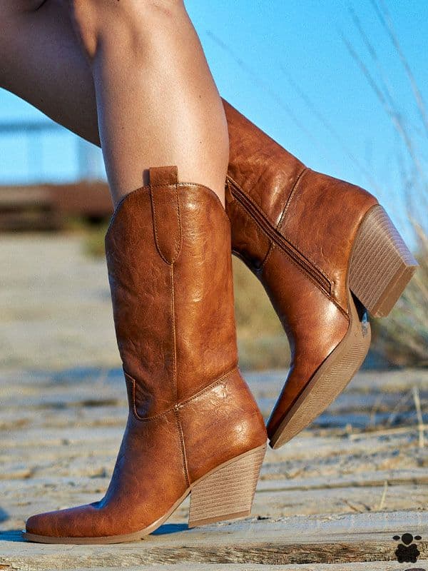 Botas cowboy Dogal camel