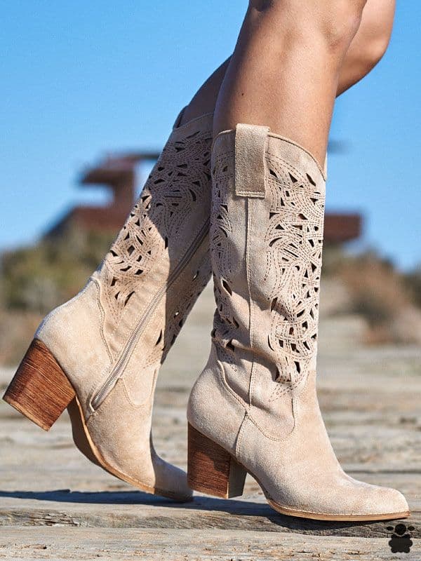 Botas cowboy Antequera beige
