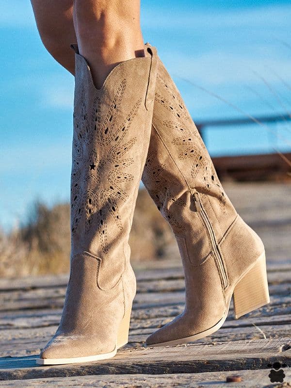 Botas cowboy Huércal kaki