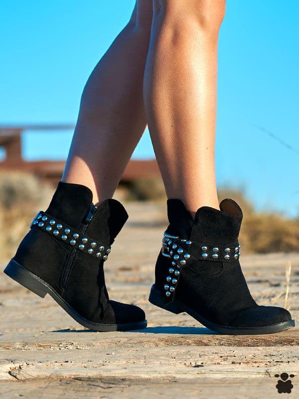 Botines boho Verdelis negro