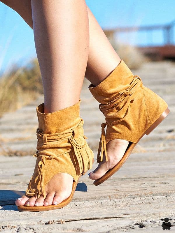 Sandalias Boho Nunu camel