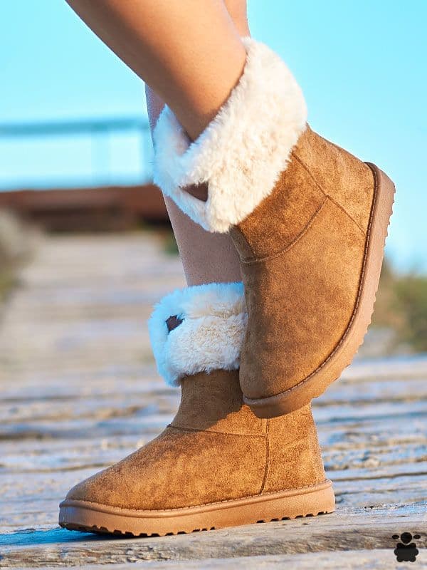 Botas boho Frosk camel