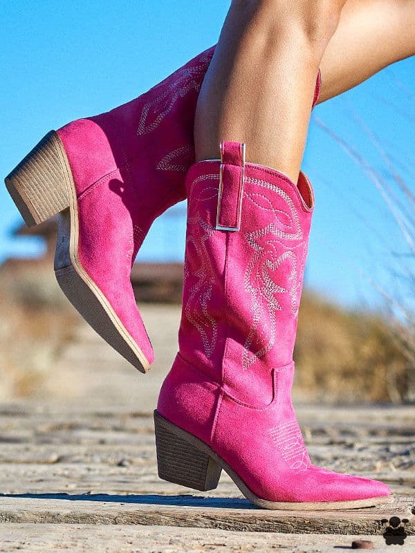 Botas cowboy Autry fucsia