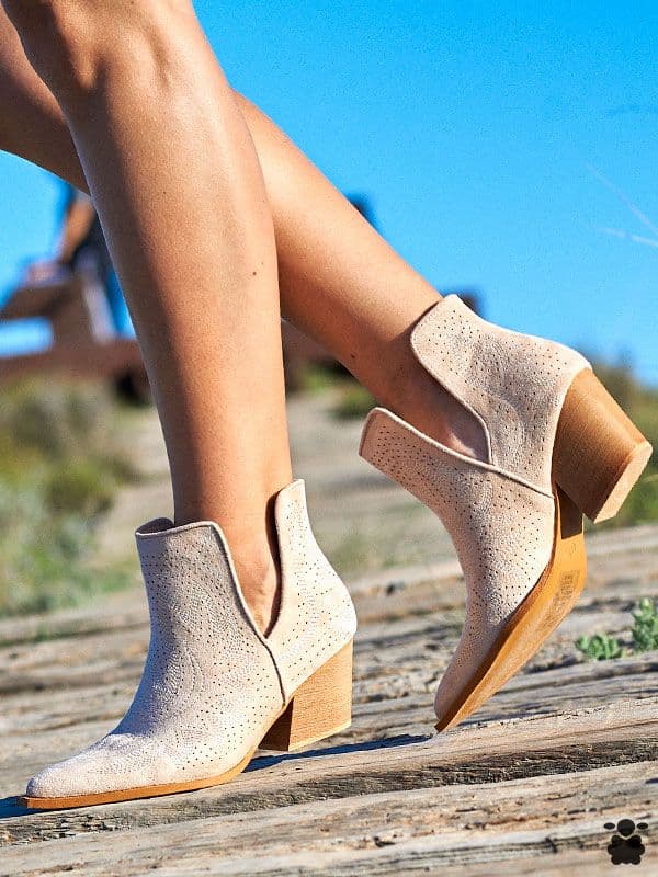 Botines cowboy Cartagena beige