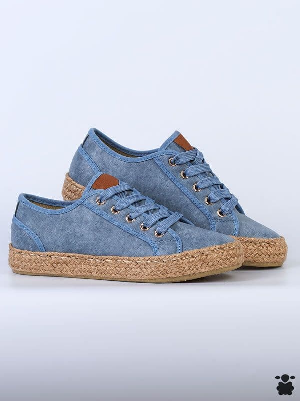 Deportivas boho azul Paradis